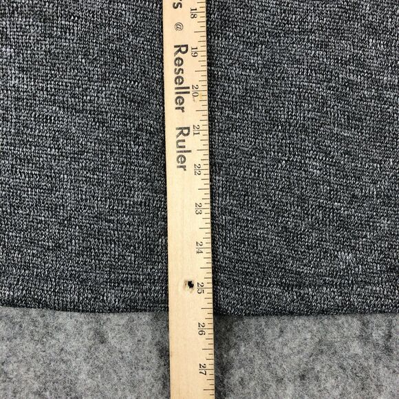 Spyder Womens 1/4 Zip Pulliover Medium Gray Black Sweater Long Sleeve Stretch - Picture 10 of 11